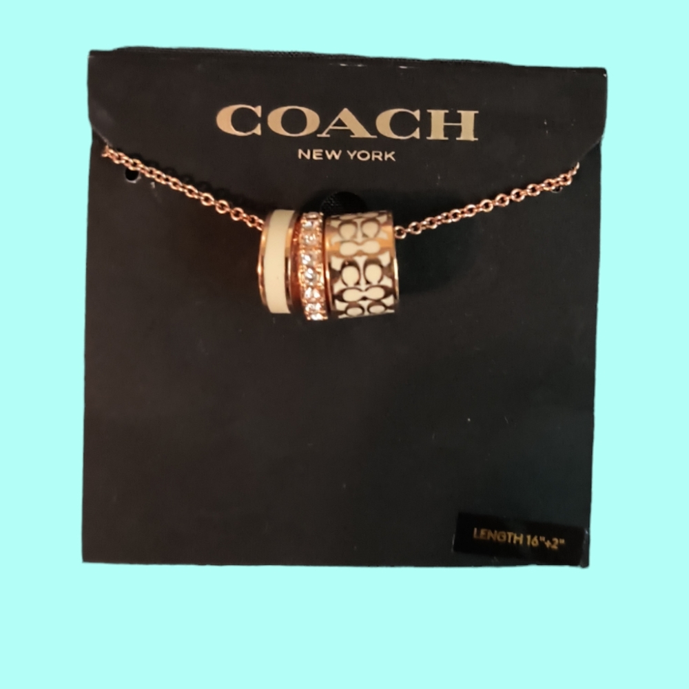 COACH | Signature Enamel Necklace